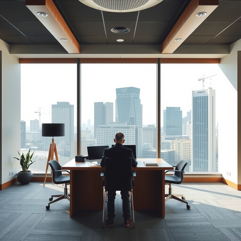 MarketRoyal Manila office with city skyline view