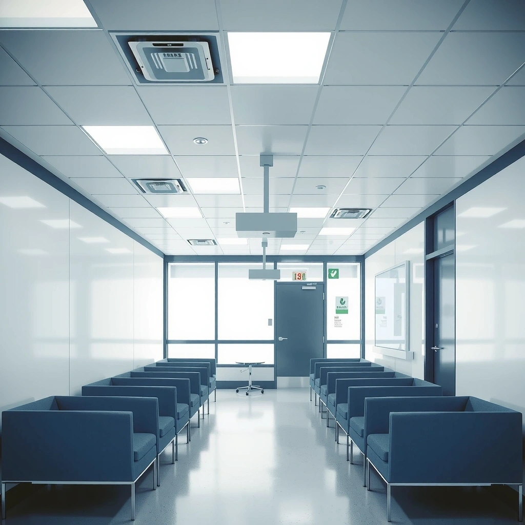 Modern hospital interior