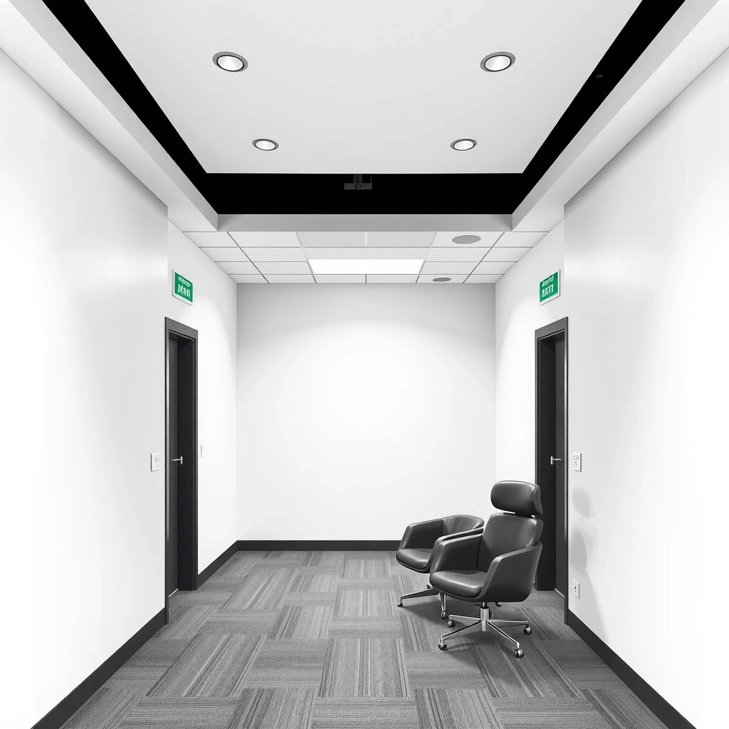 Modern banking office